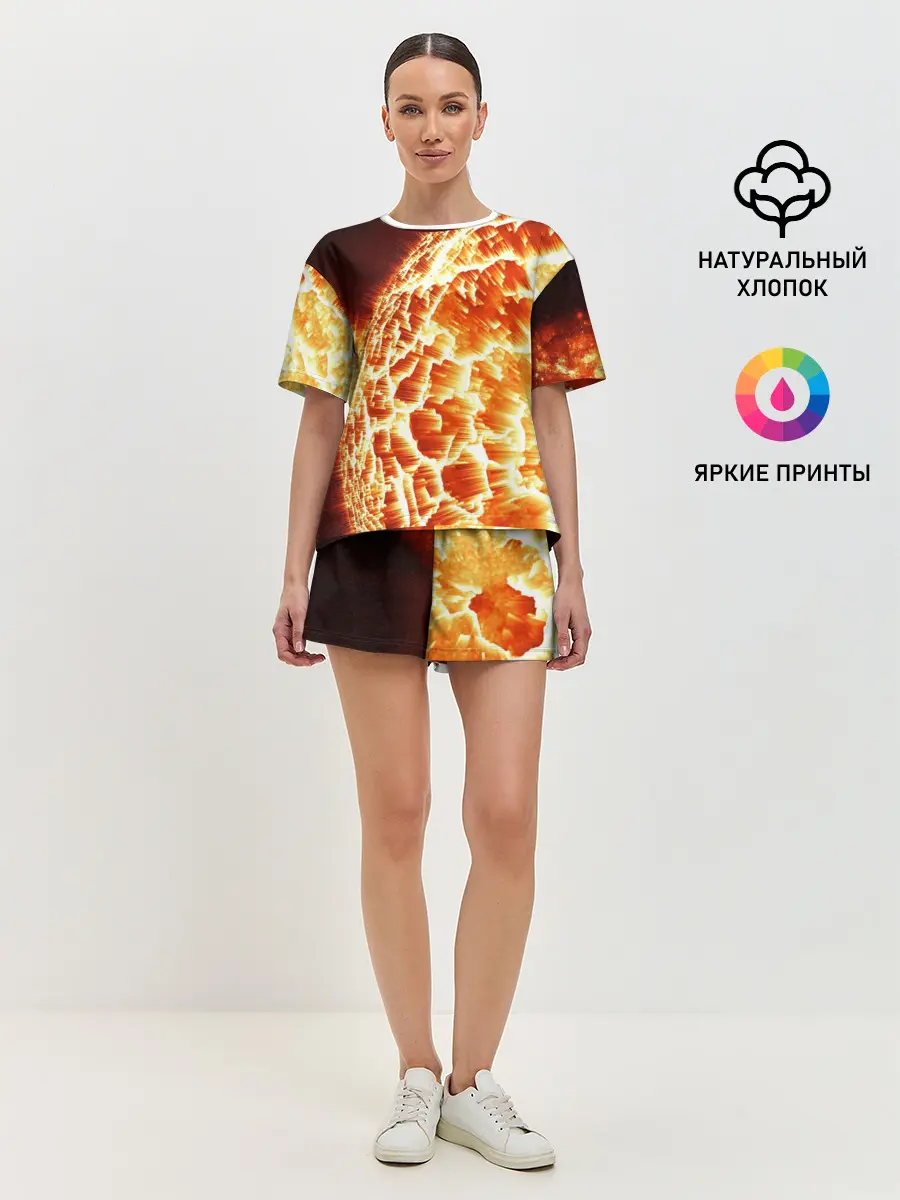 Женская пижама с шортами / Космический объект