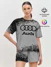 Женская пижама с шортами / AUDI / АУДИ