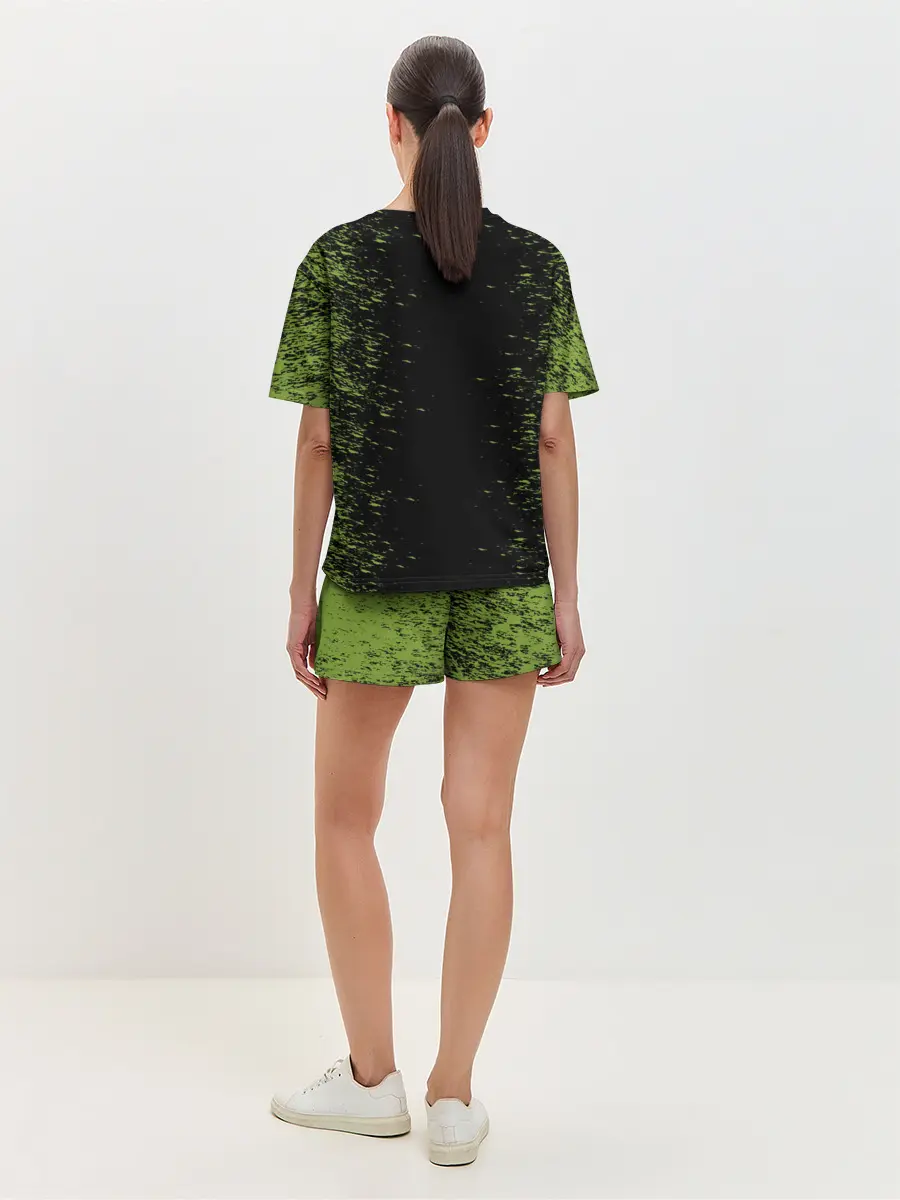 Женская пижама с шортами / Авокадо