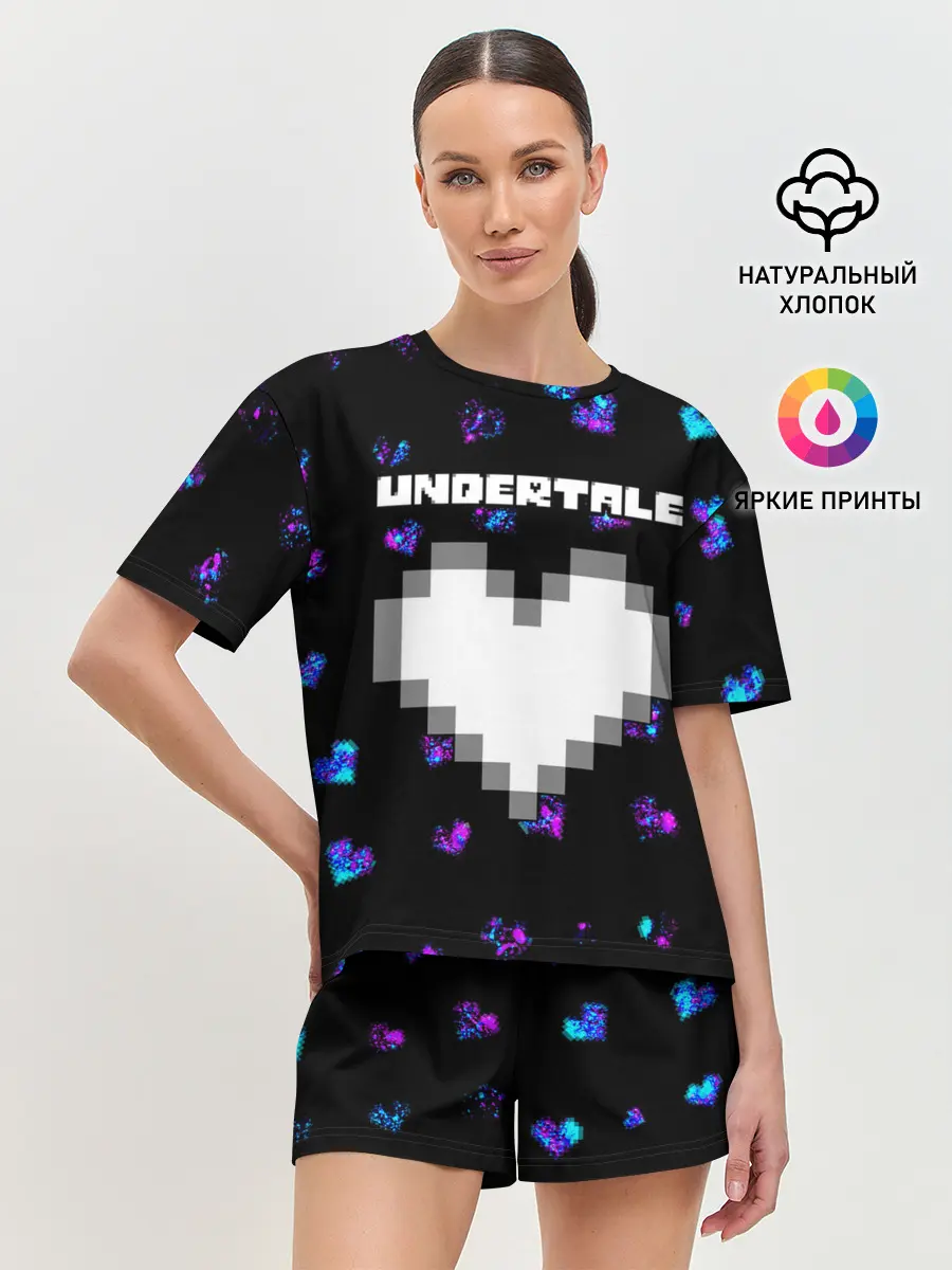 Женская пижама с шортами / UNDERTALE / АНДЕРТЕЙЛ