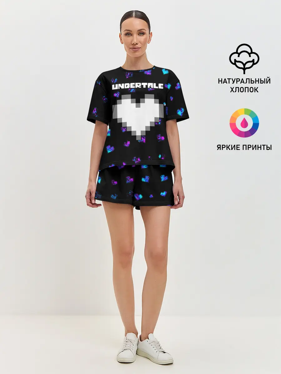 Женская пижама с шортами / UNDERTALE / АНДЕРТЕЙЛ