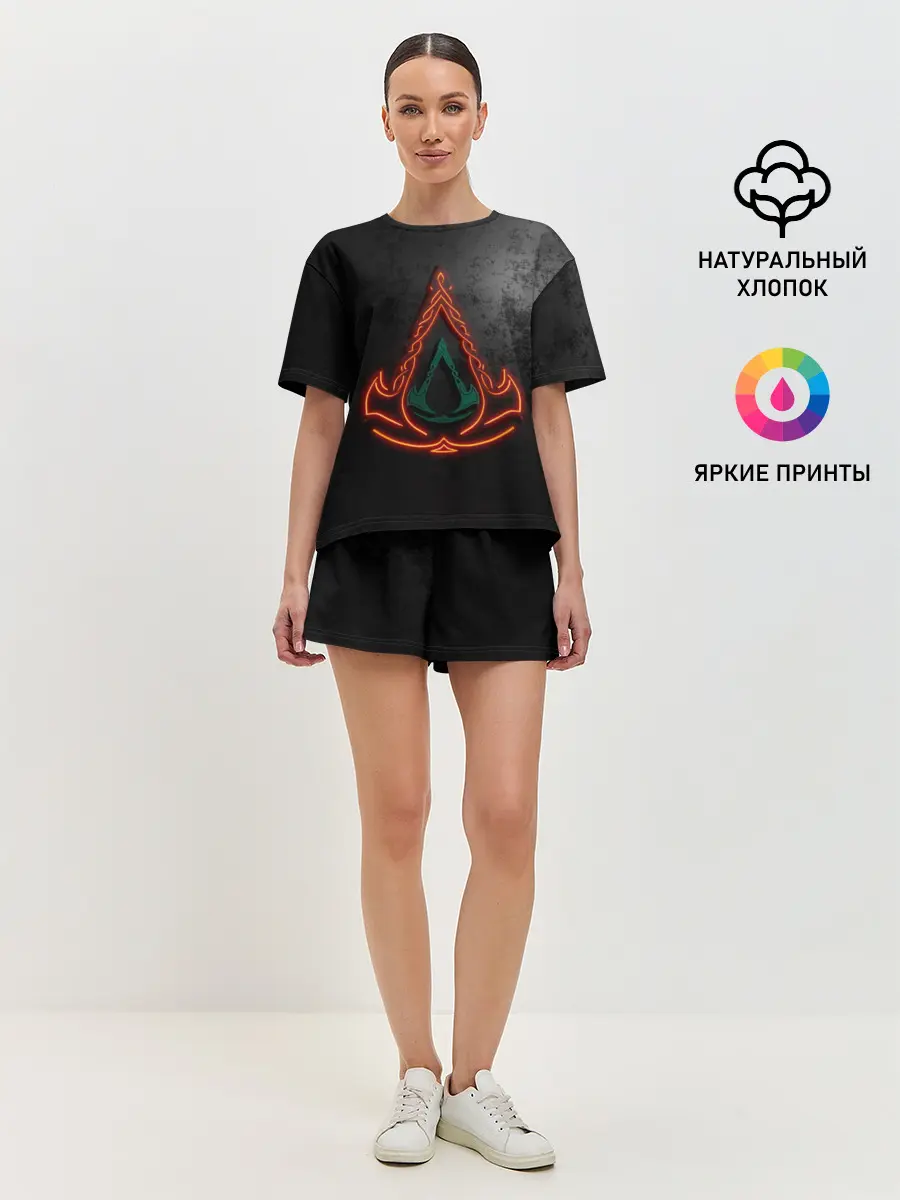 Женская пижама с шортами / Assassins Creed Valhalla