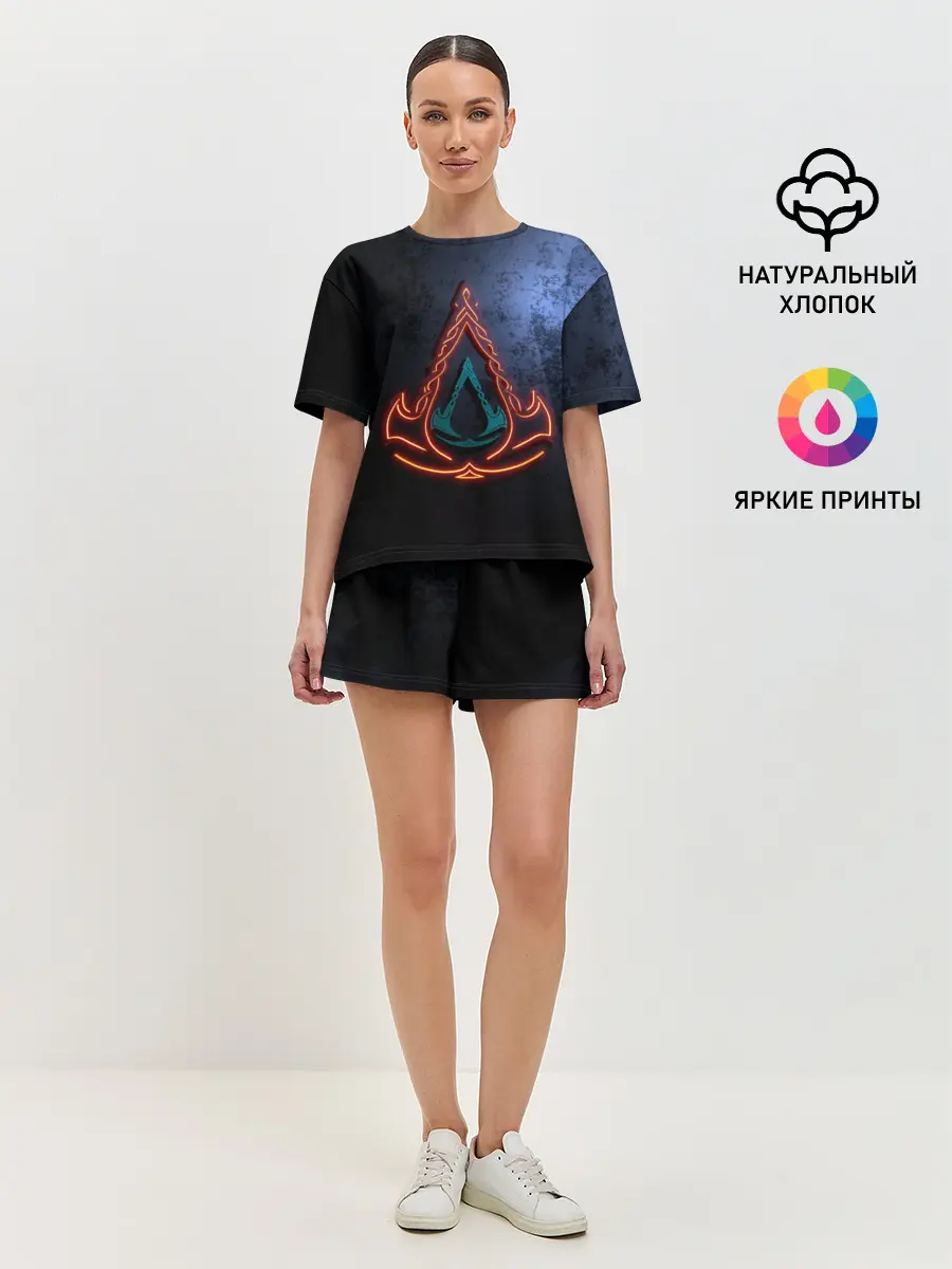 Женская пижама с шортами / Assassins Creed Valhalla