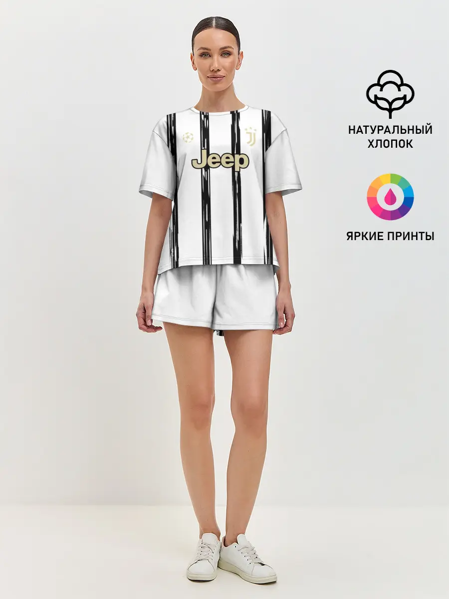 Женская пижама с шортами / Juventus | Home Authentic style