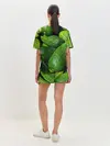 Женская пижама с шортами / Огурцы