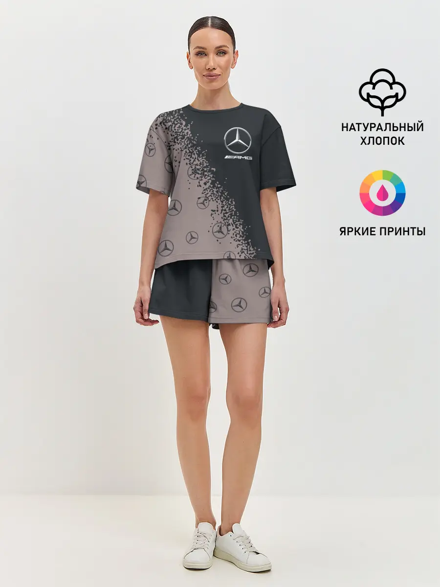 Женская пижама с шортами / MERCEDES / МЕРСЕДЕС