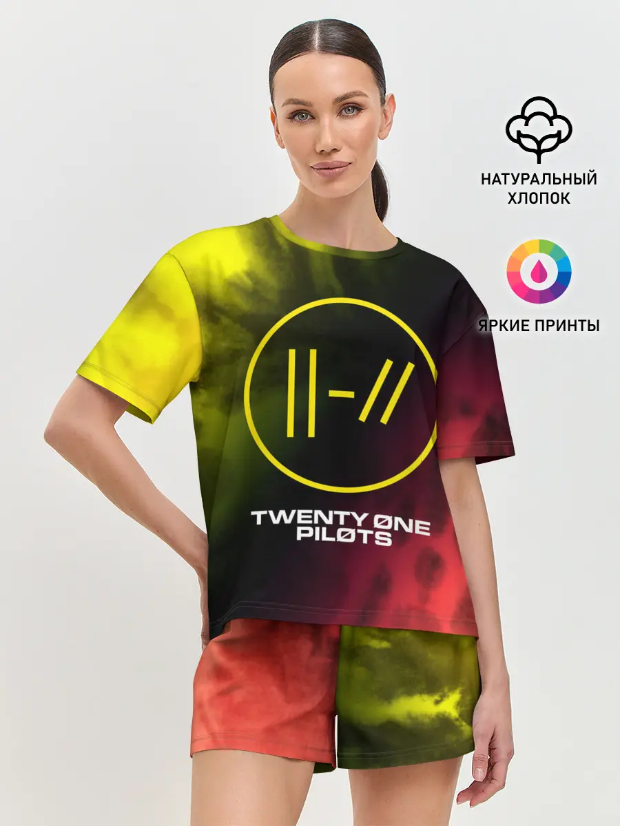 Женская пижама с шортами / TWENTY ONE PILOTS / 21 PILOTS