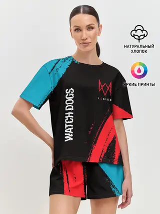 Женская пижама с шортами / WATCH DOGS LEGION / ВОТЧ ДОГС