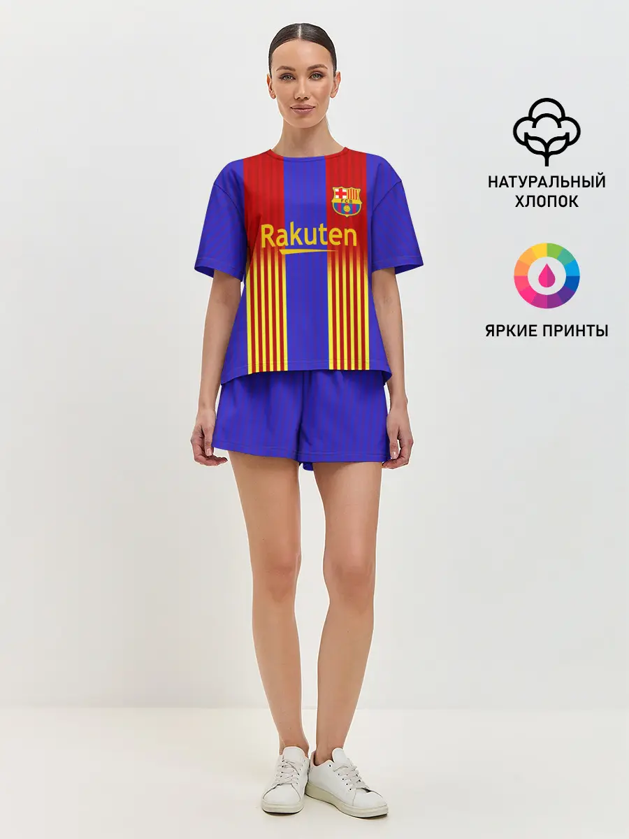 Женская пижама с шортами / Barcelona | 2020-2021 г