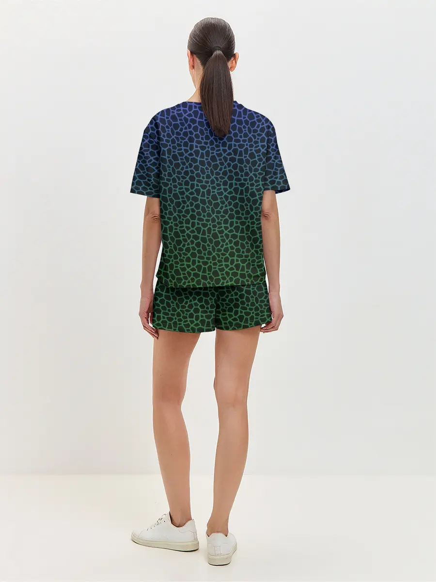 Женская пижама с шортами / Мопс