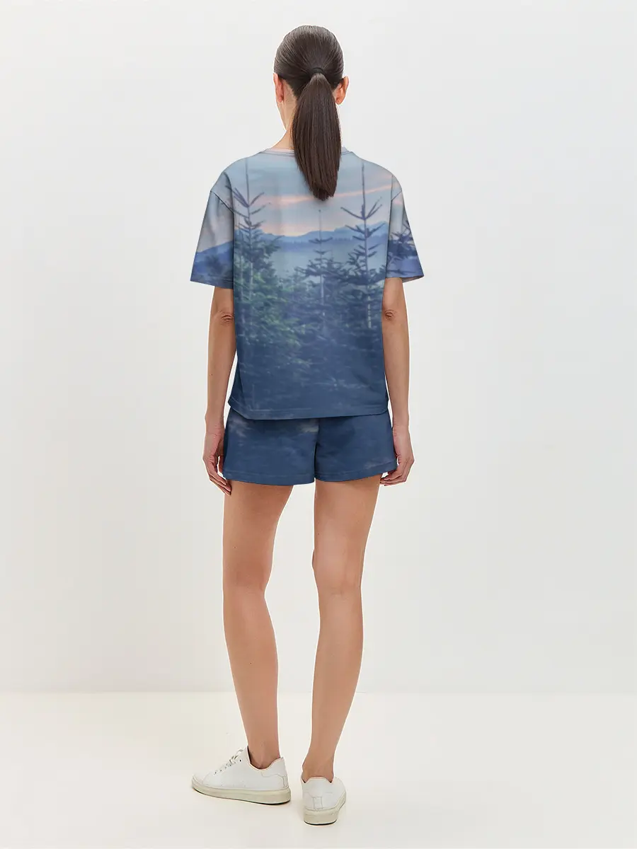 Женская пижама с шортами / Незуко