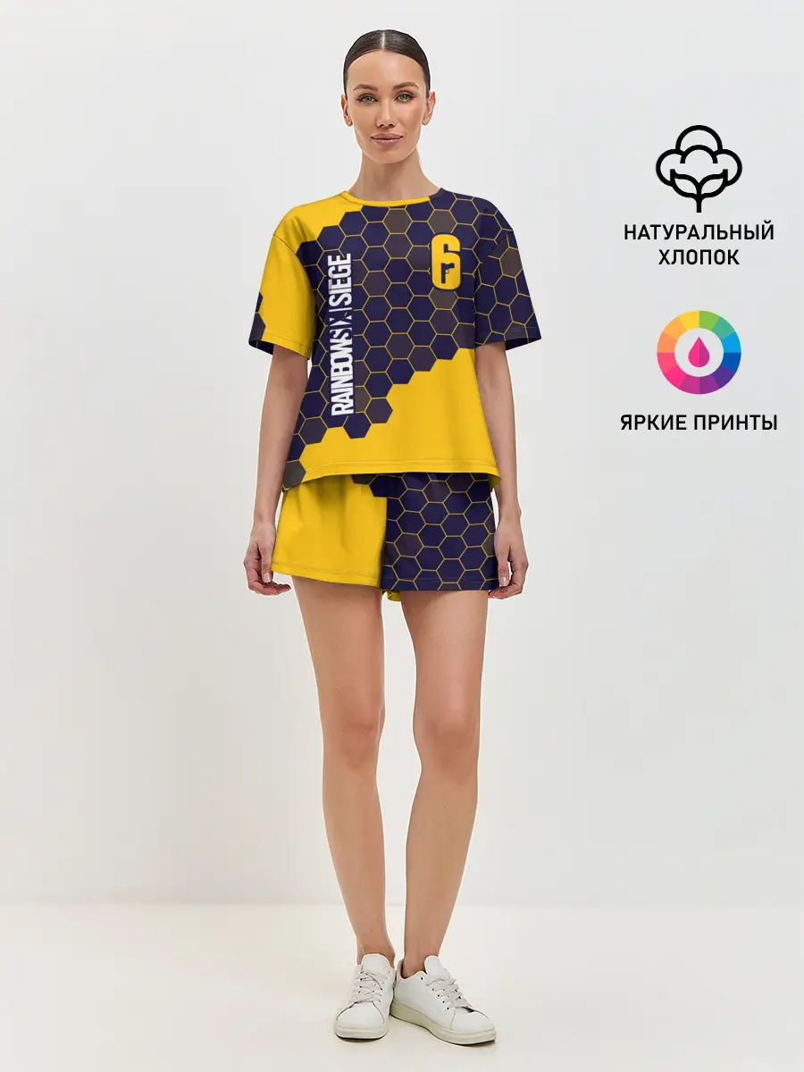 Женская пижама с шортами / RAINBOW SIX SIEGE / РАДУГА 6