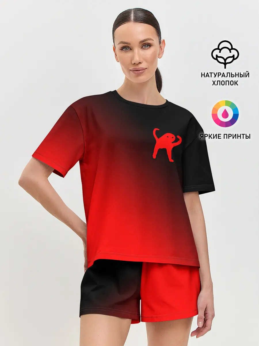 Женская пижама с шортами / ЪУЪ СЪУКА