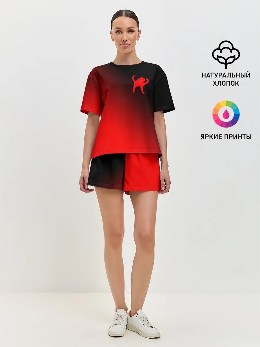 Женская пижама с шортами / ЪУЪ СЪУКА