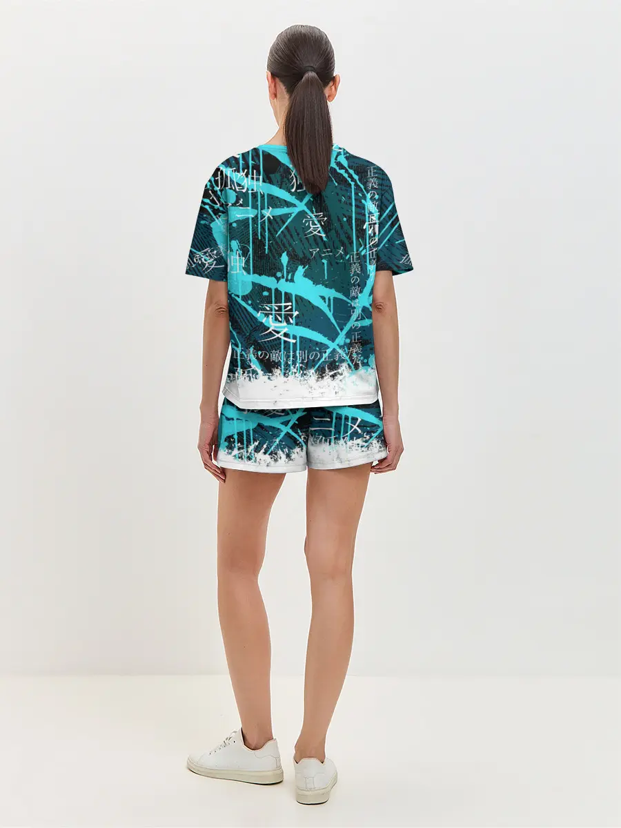 Женская пижама с шортами / Тоторо