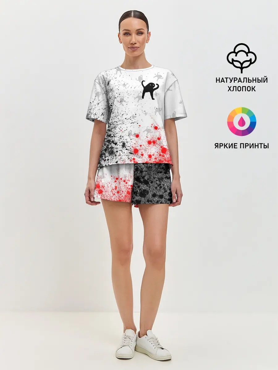 Женская пижама с шортами / ЪУЪ СЪУКА