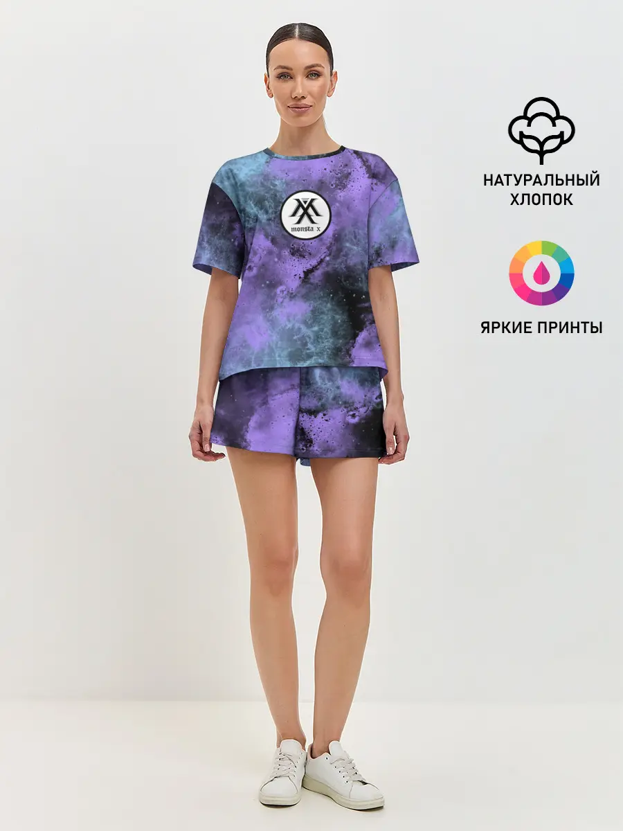 Женская пижама с шортами / MONSTA X