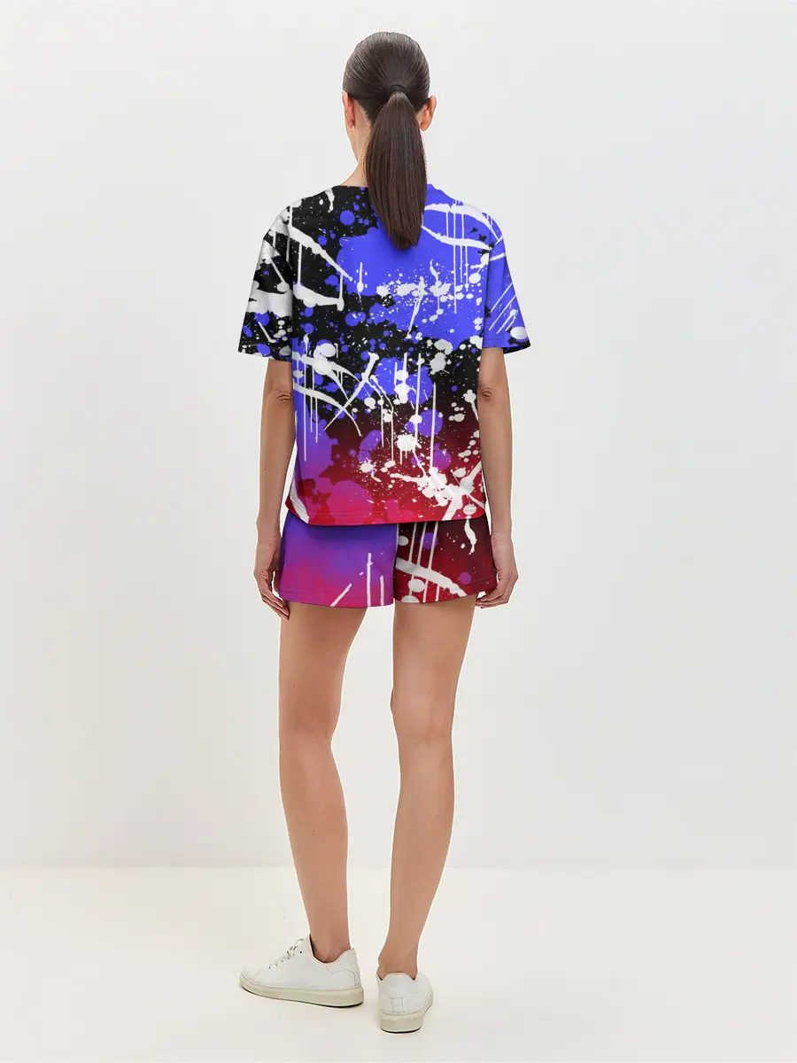 Женская пижама с шортами / BTS