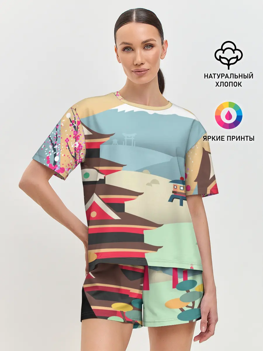 Женская пижама с шортами / Tokyo