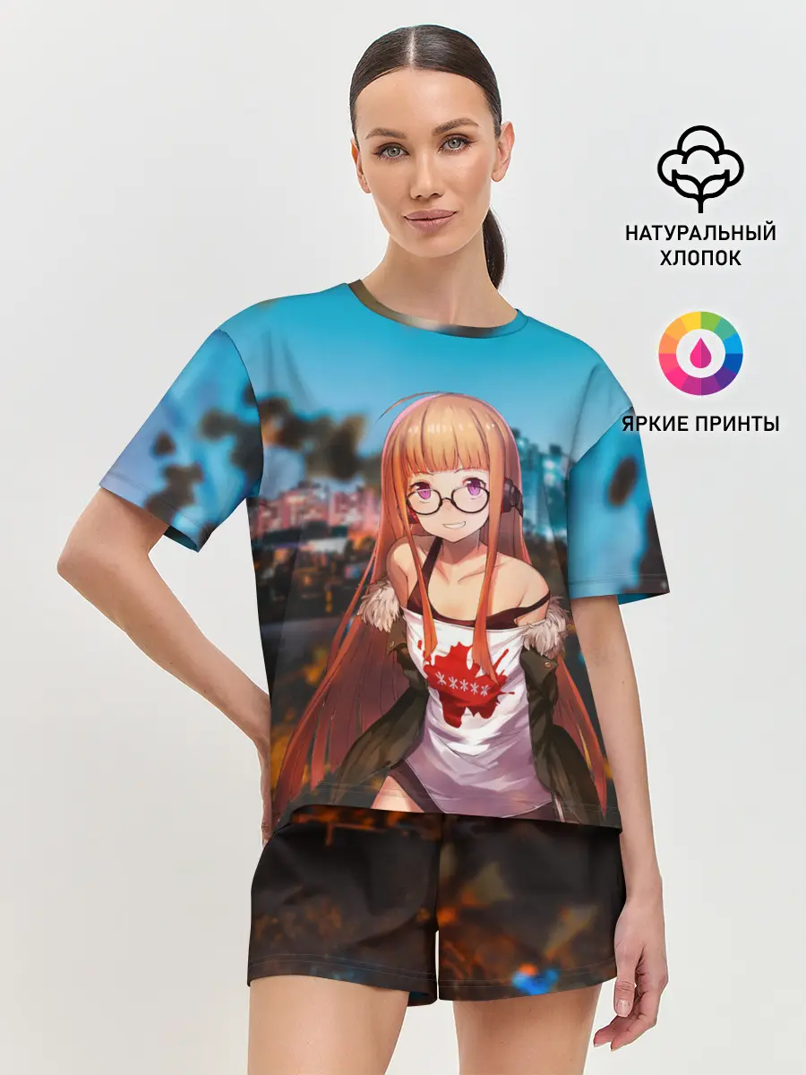 Женская пижама с шортами / Футаба Сакура