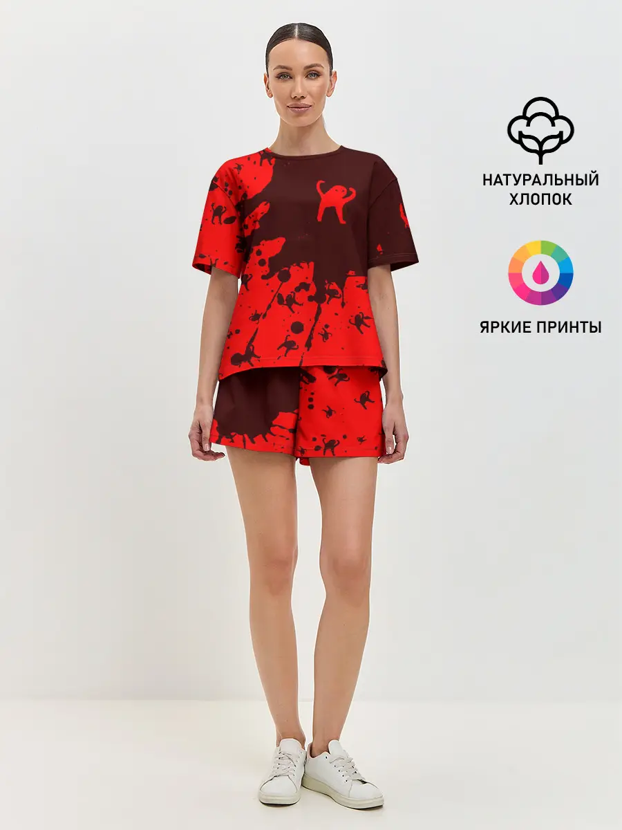 Женская пижама с шортами / ЪУЪ СЪУКА