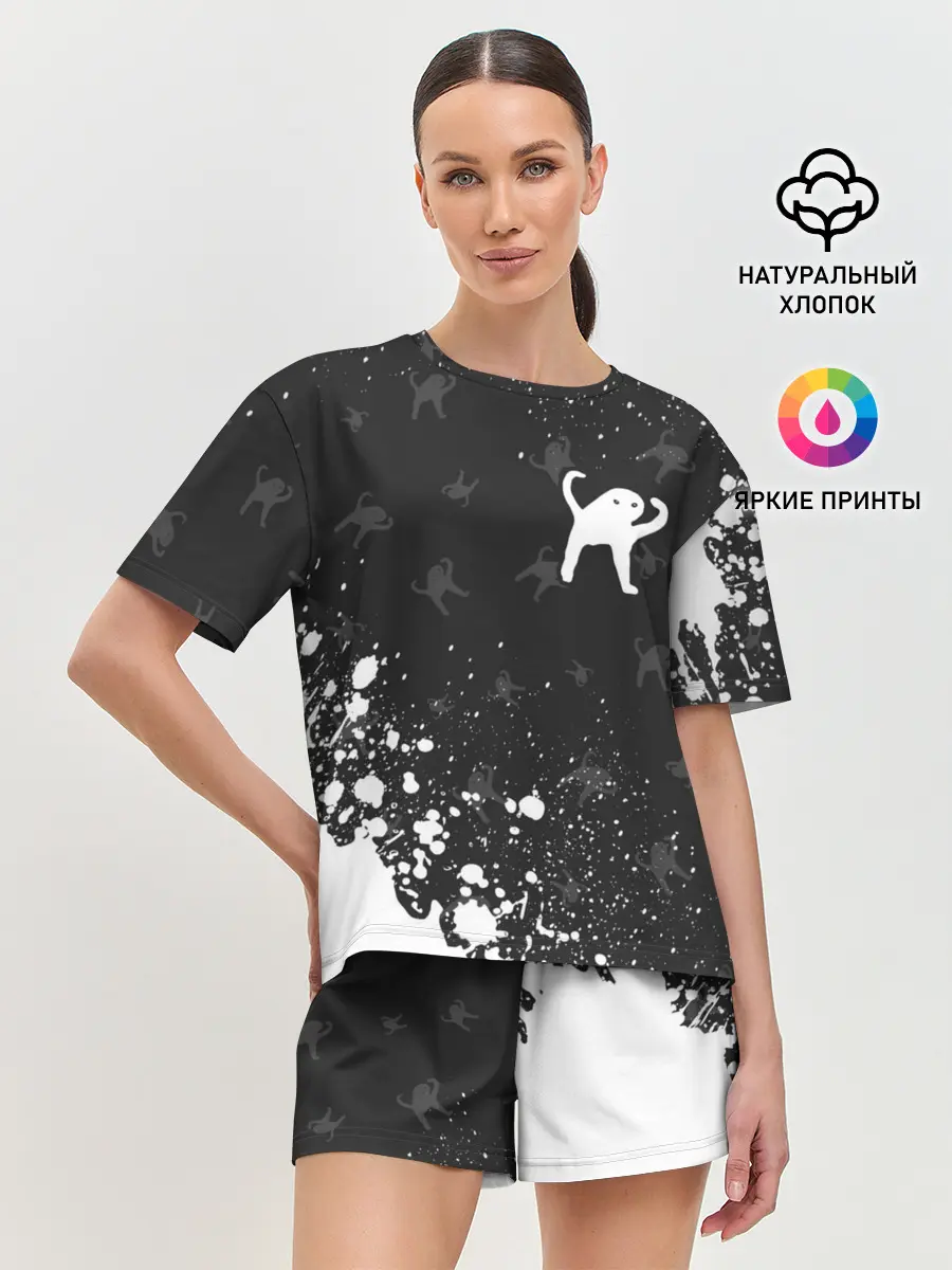 Женская пижама с шортами / ЪУЪ СЪУКА