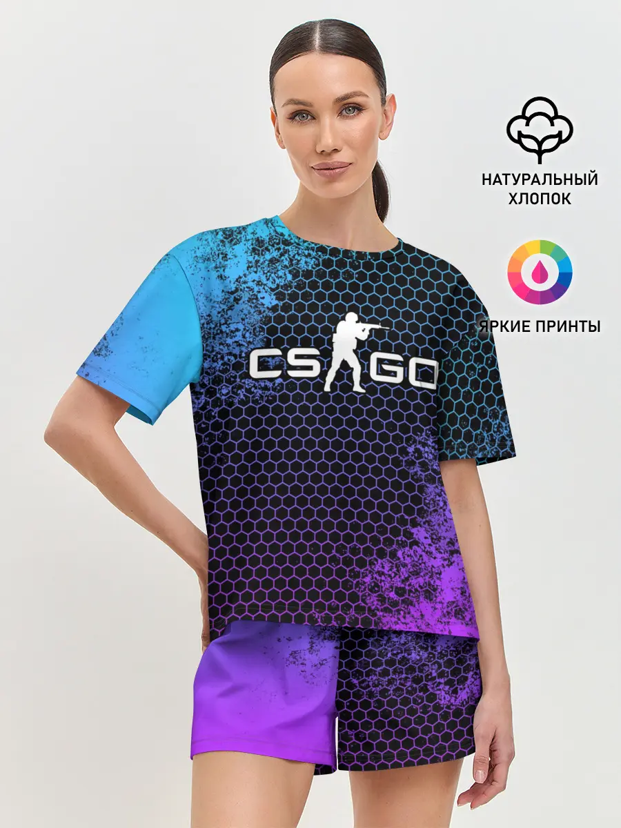 Женская пижама с шортами / COUNTER STRIKE