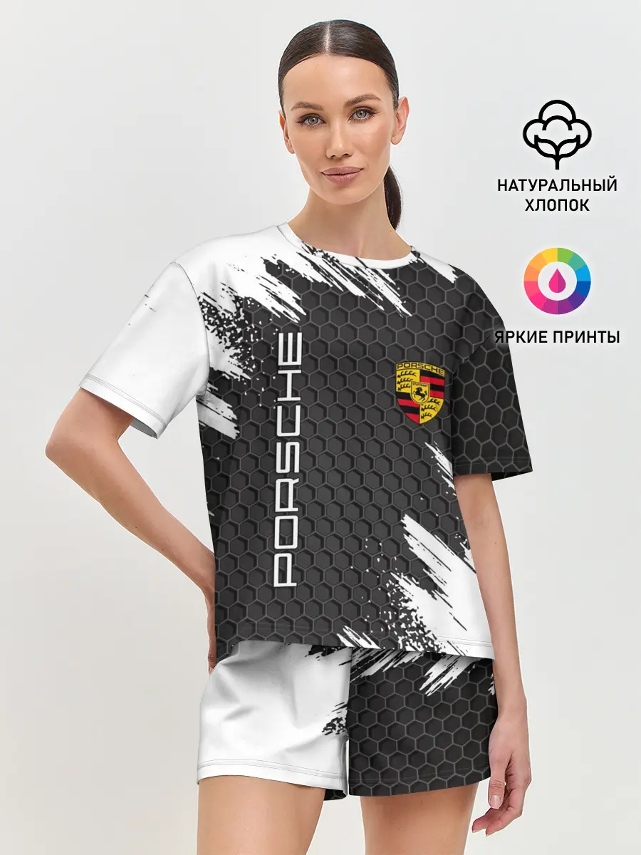 Женская пижама с шортами / PORSCHE