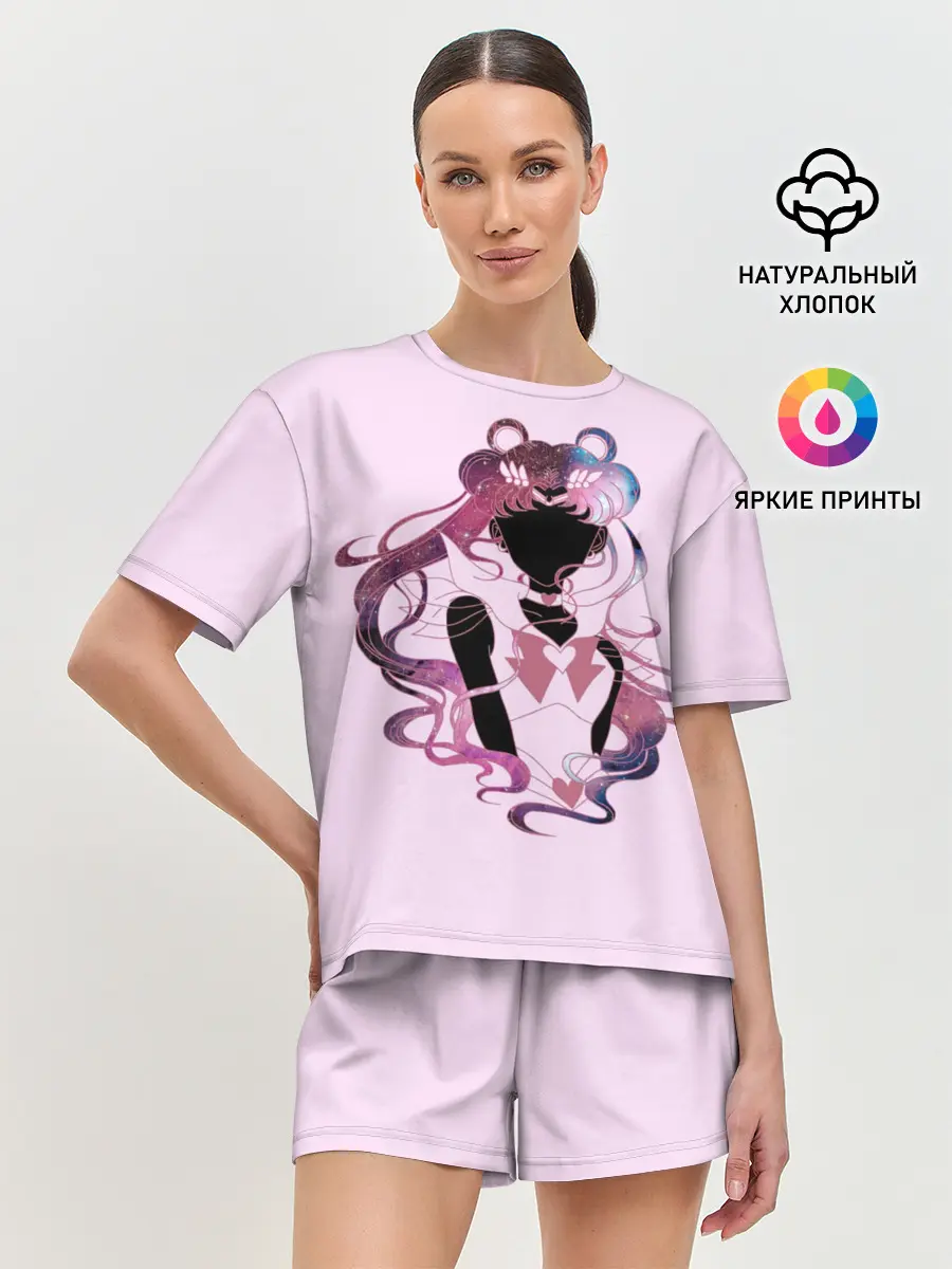 Женская пижама с шортами / Космическая Сейлор Мун
