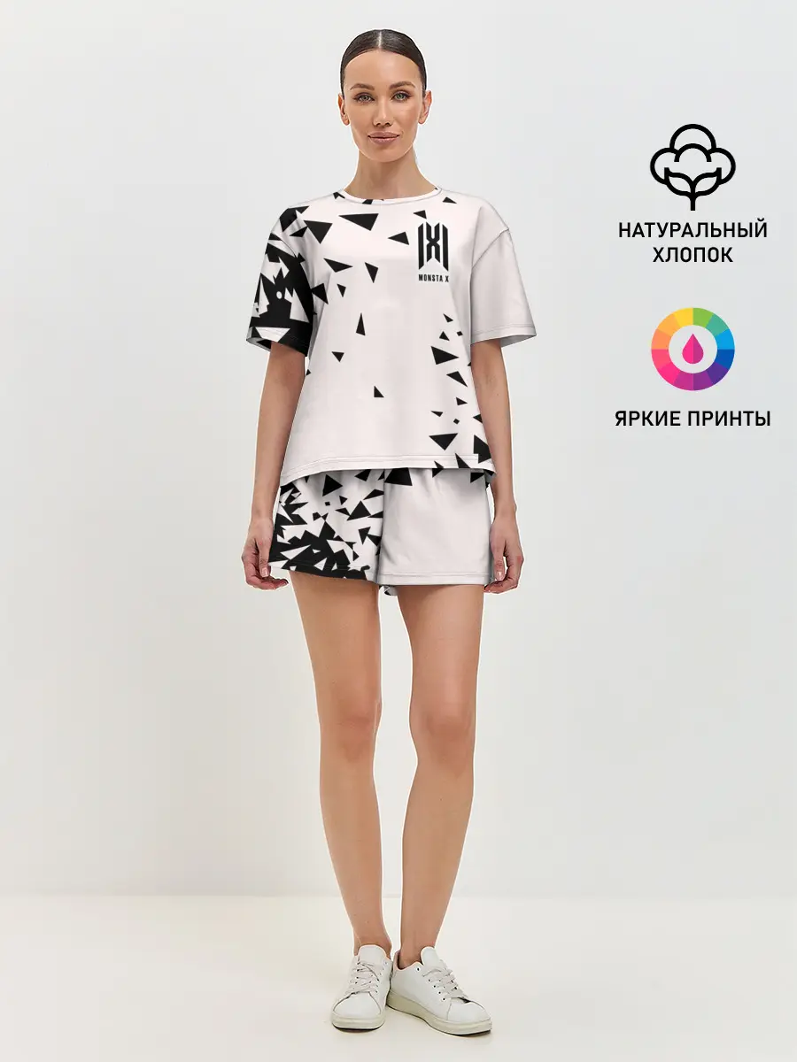 Женская пижама с шортами / Monsta X