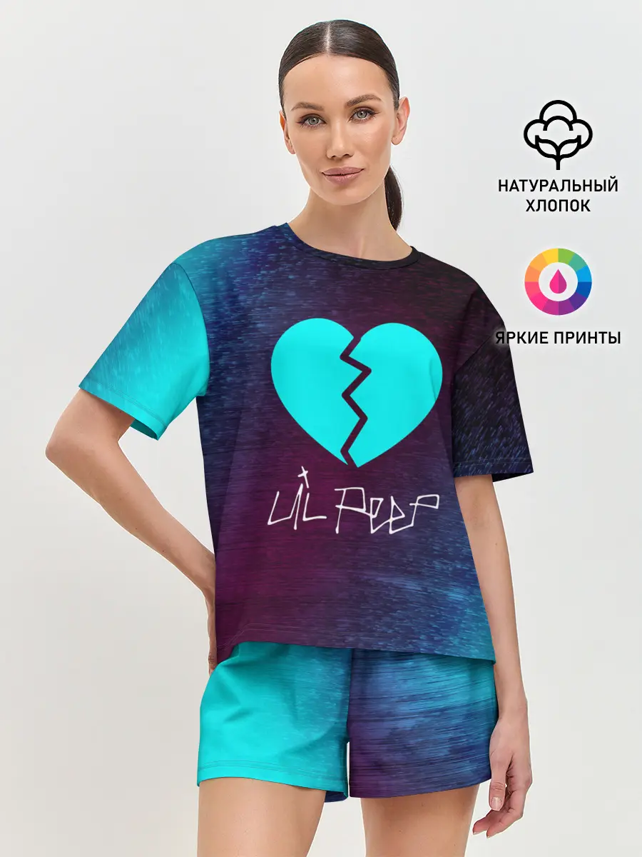 Женская пижама с шортами / LIL PEEP / ЛИЛ ПИП