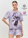 Женская пижама с шортами / BTS
