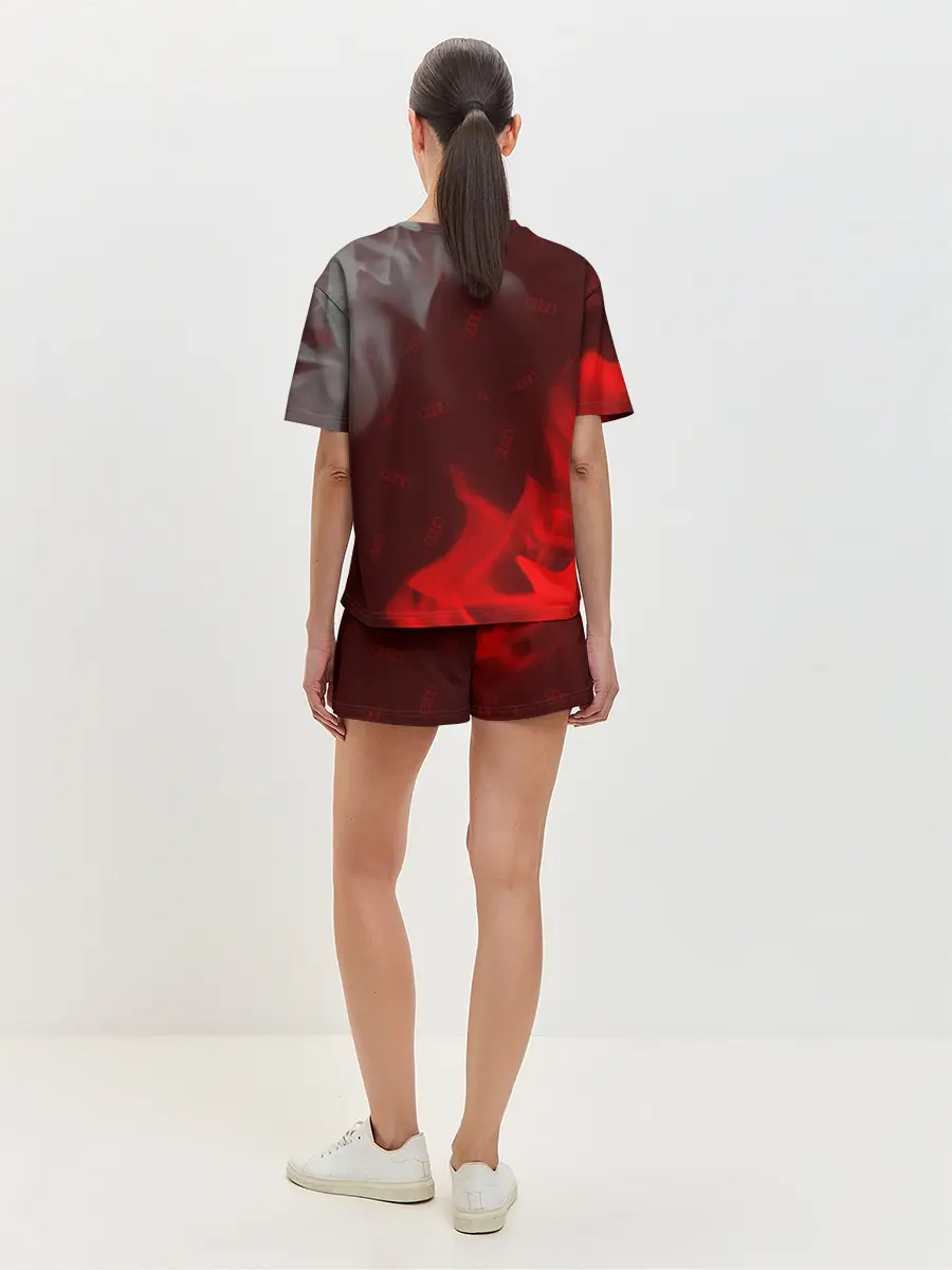 Женская пижама с шортами / AUDI / АУДИ