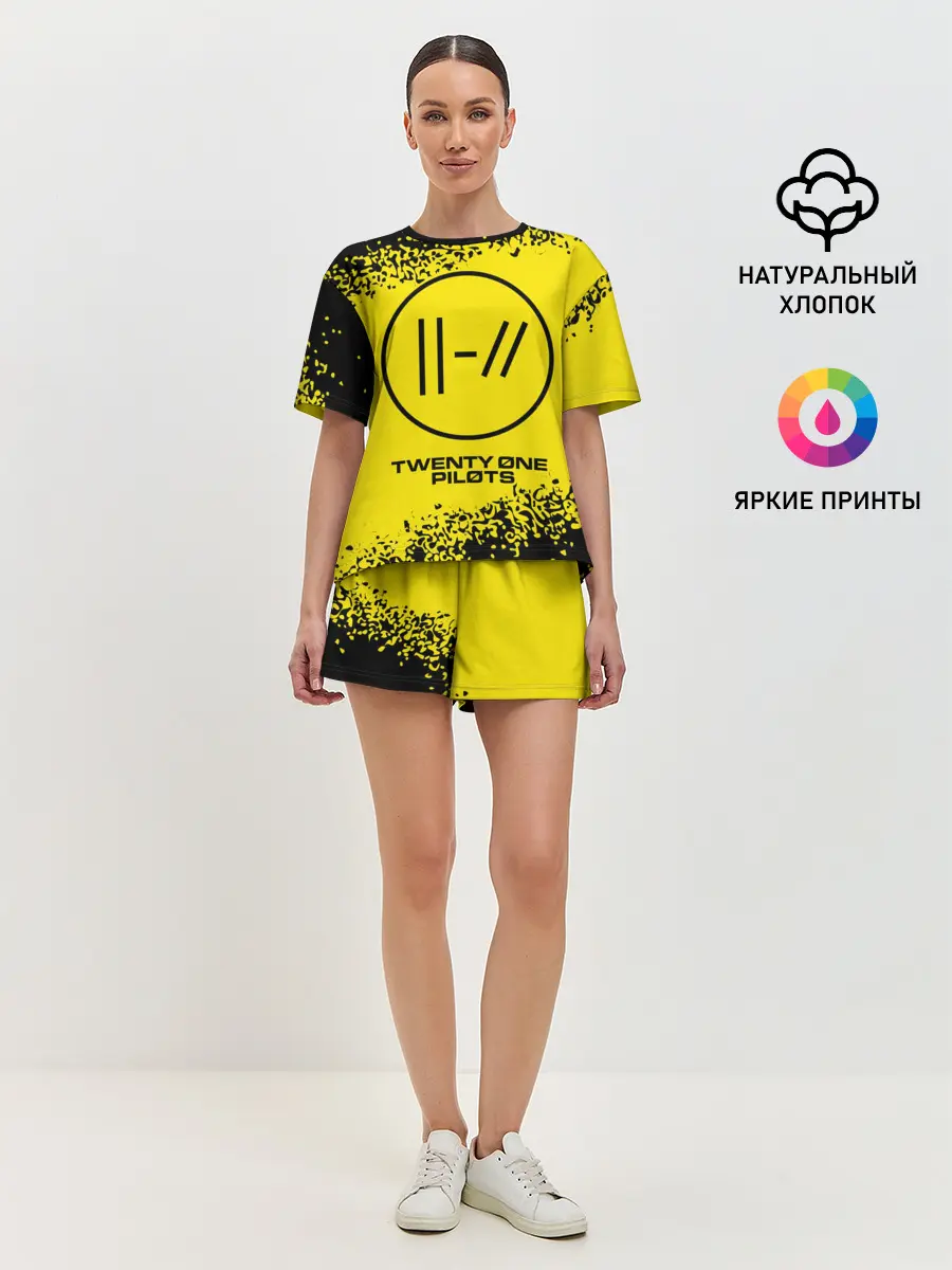Женская пижама с шортами / TWENTY ONE PILOTS / 21 PILOTS