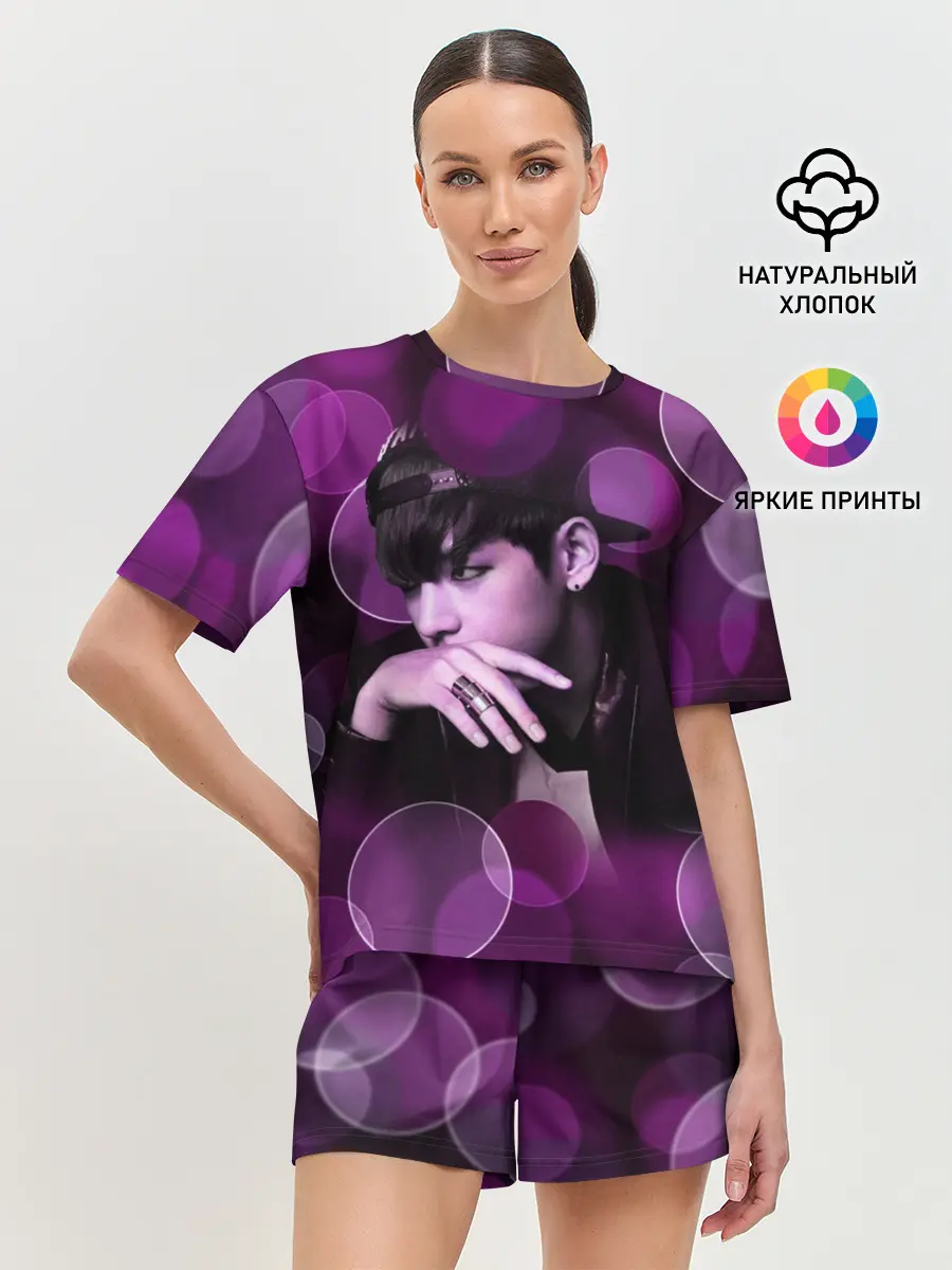 Женская пижама с шортами / BTS