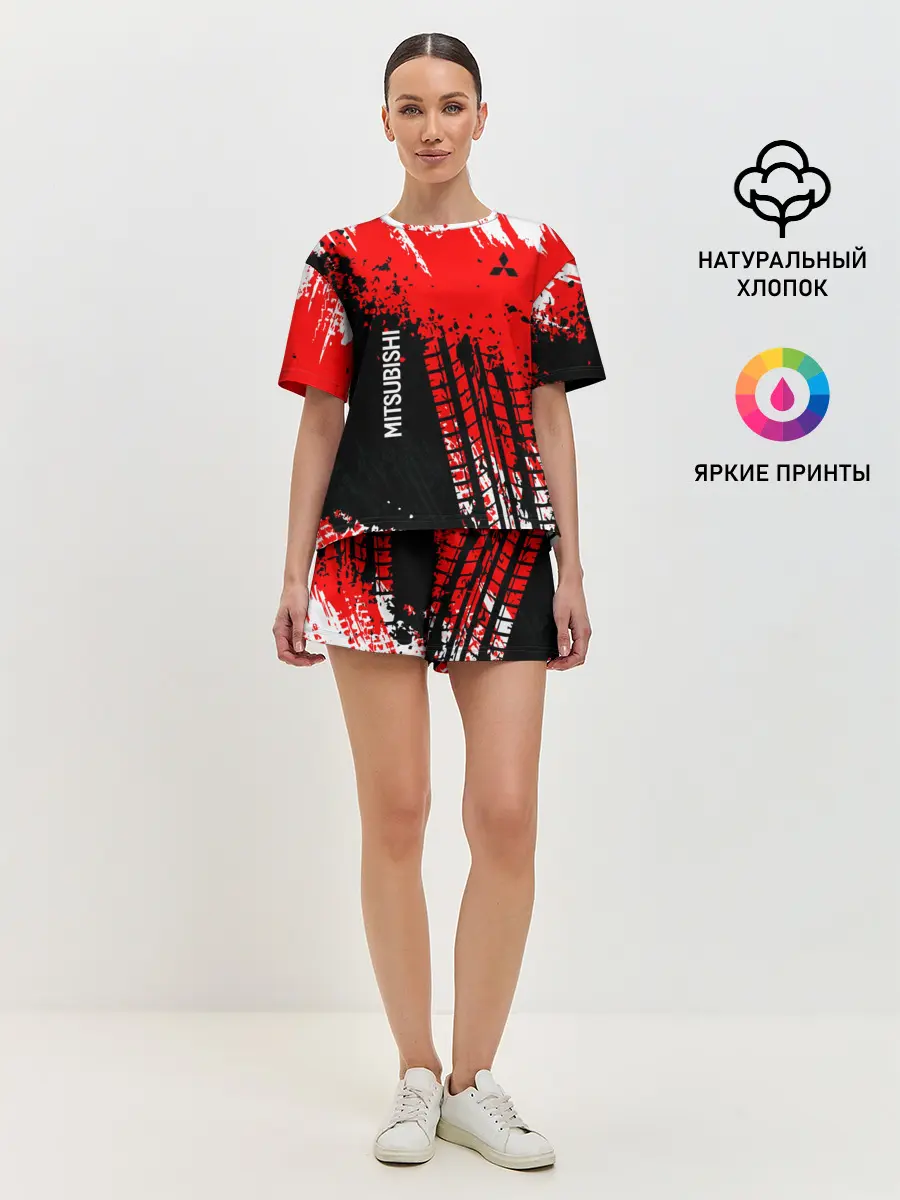 Женская пижама с шортами / Mitsubishi