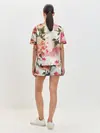 Женская пижама с шортами / Нежный букет