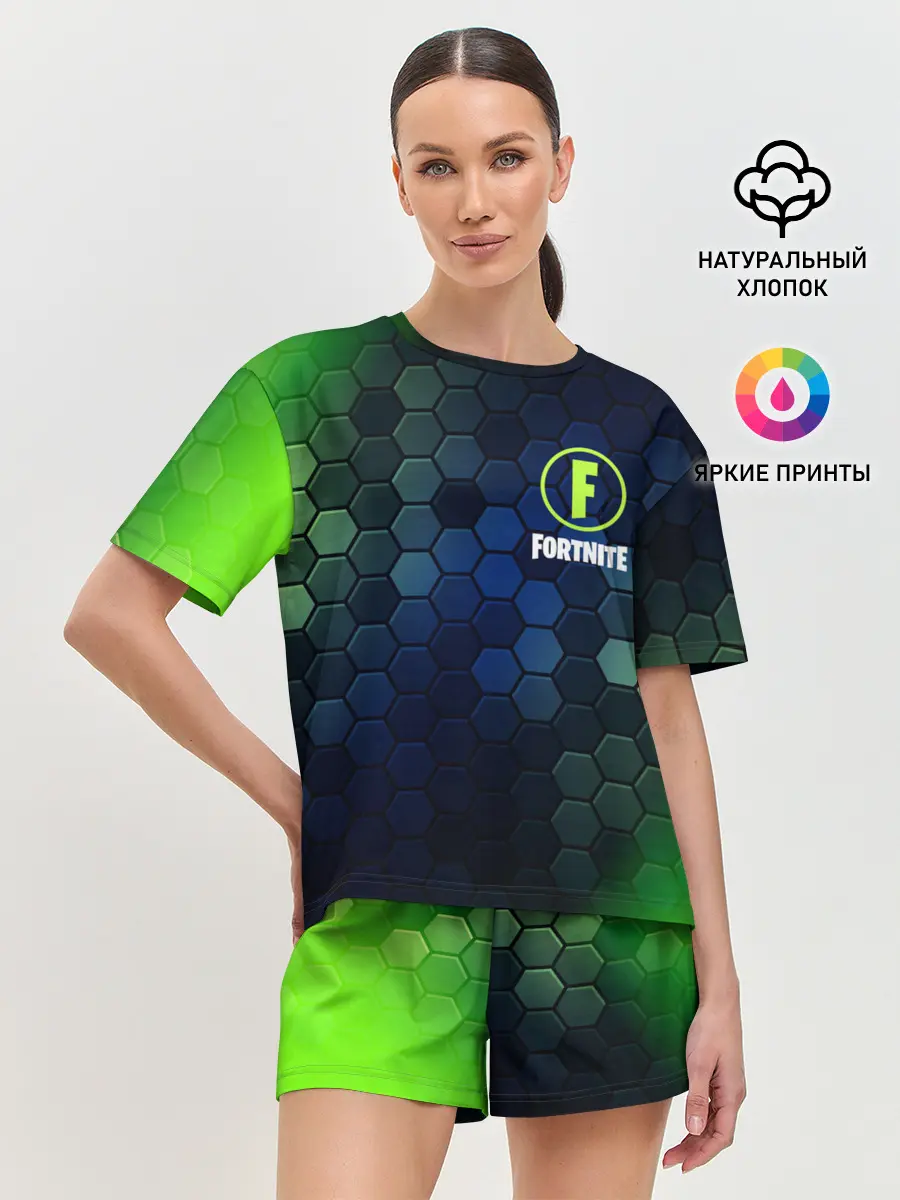 Женская пижама с шортами / FORTNITE / ФОРТНАЙТ