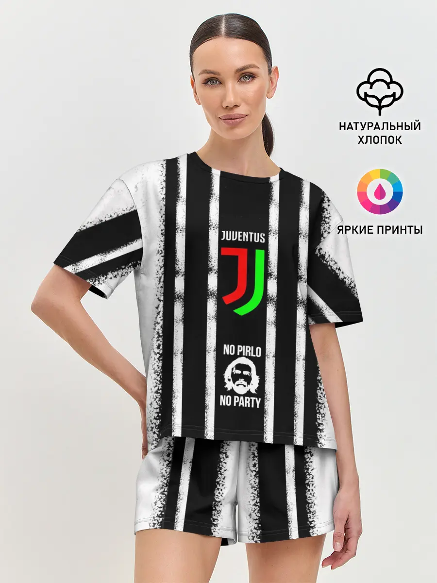 Женская пижама с шортами / ювентус
