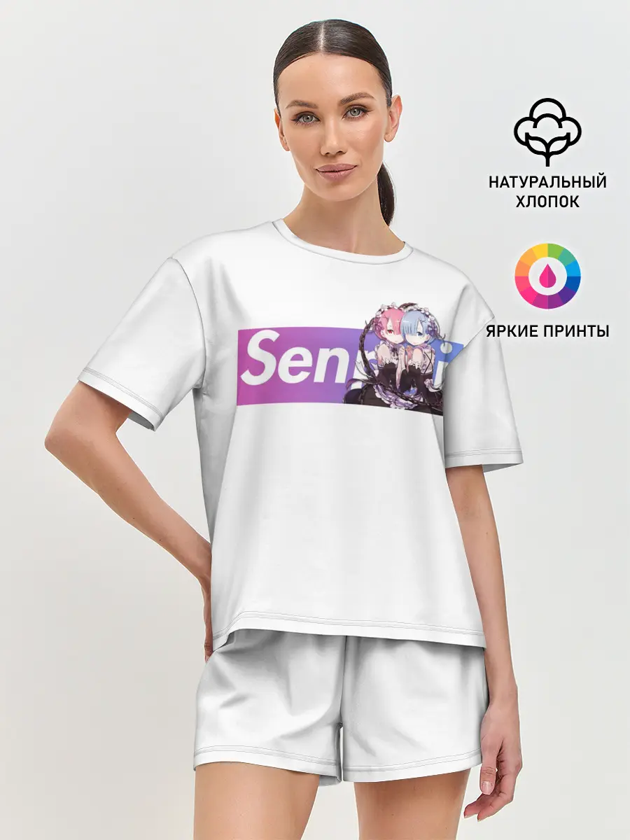 Женская пижама с шортами / Re:Zero