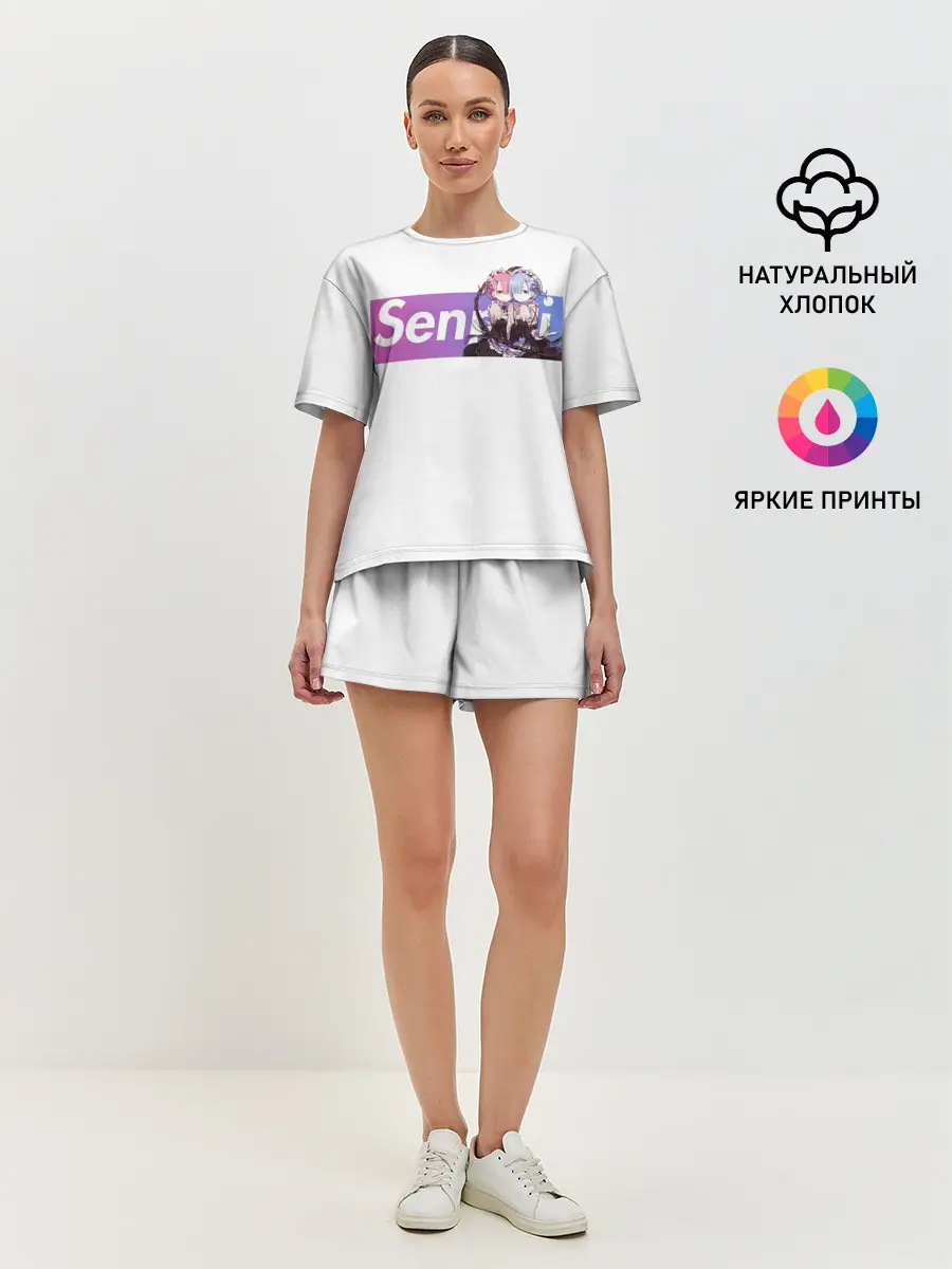 Женская пижама с шортами / Re:Zero