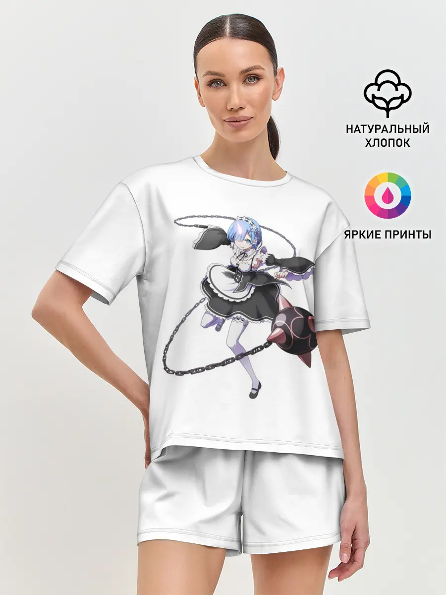 Женская пижама с шортами / Re:Zero