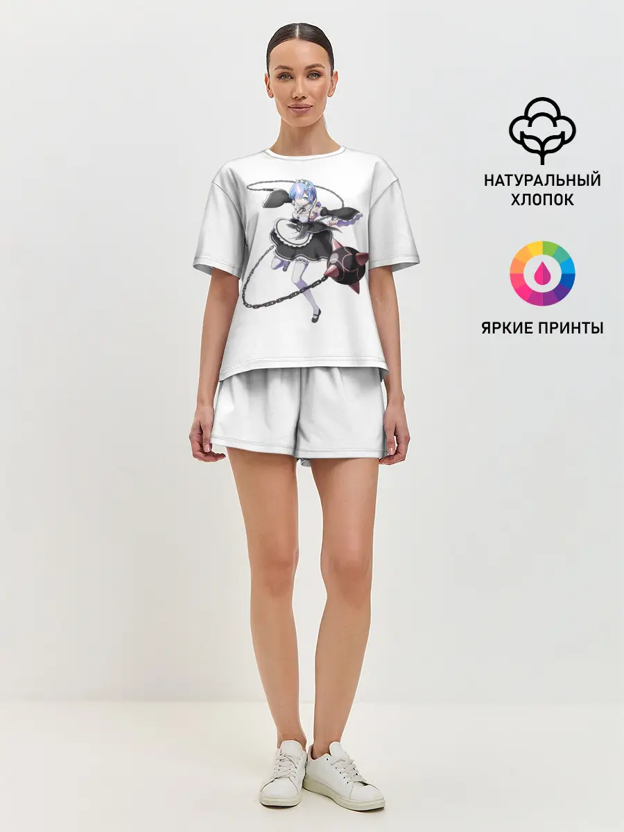 Женская пижама с шортами / Re:Zero