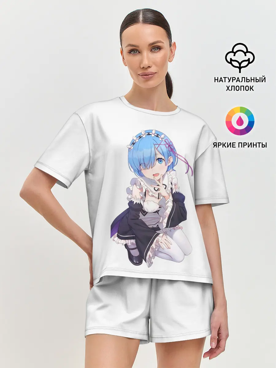 Женская пижама с шортами / Re:Zero