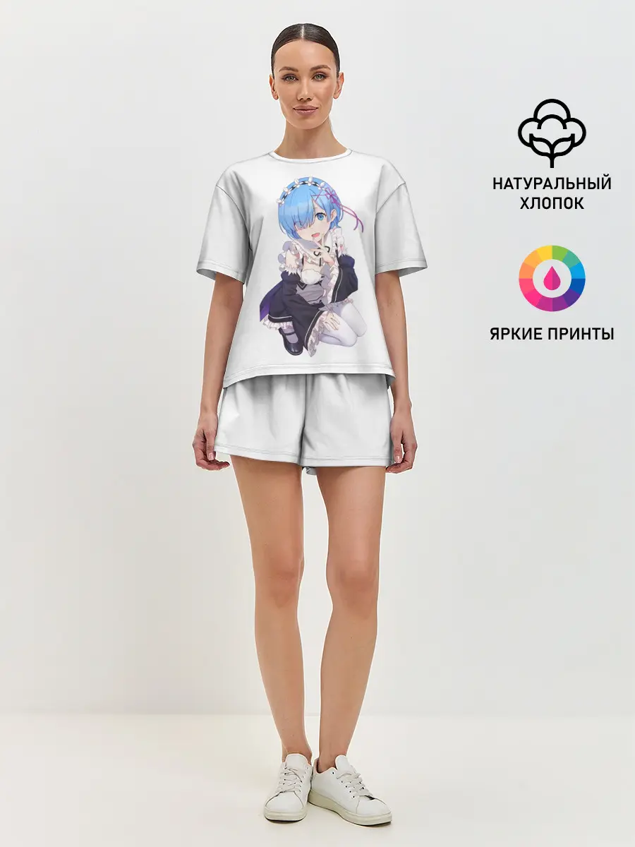 Женская пижама с шортами / Re:Zero