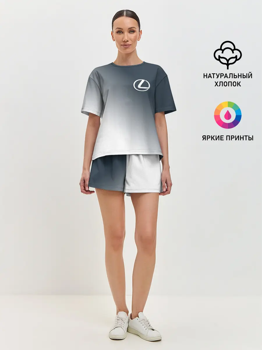 Женская пижама с шортами / LEXUS / ЛЕКСУС