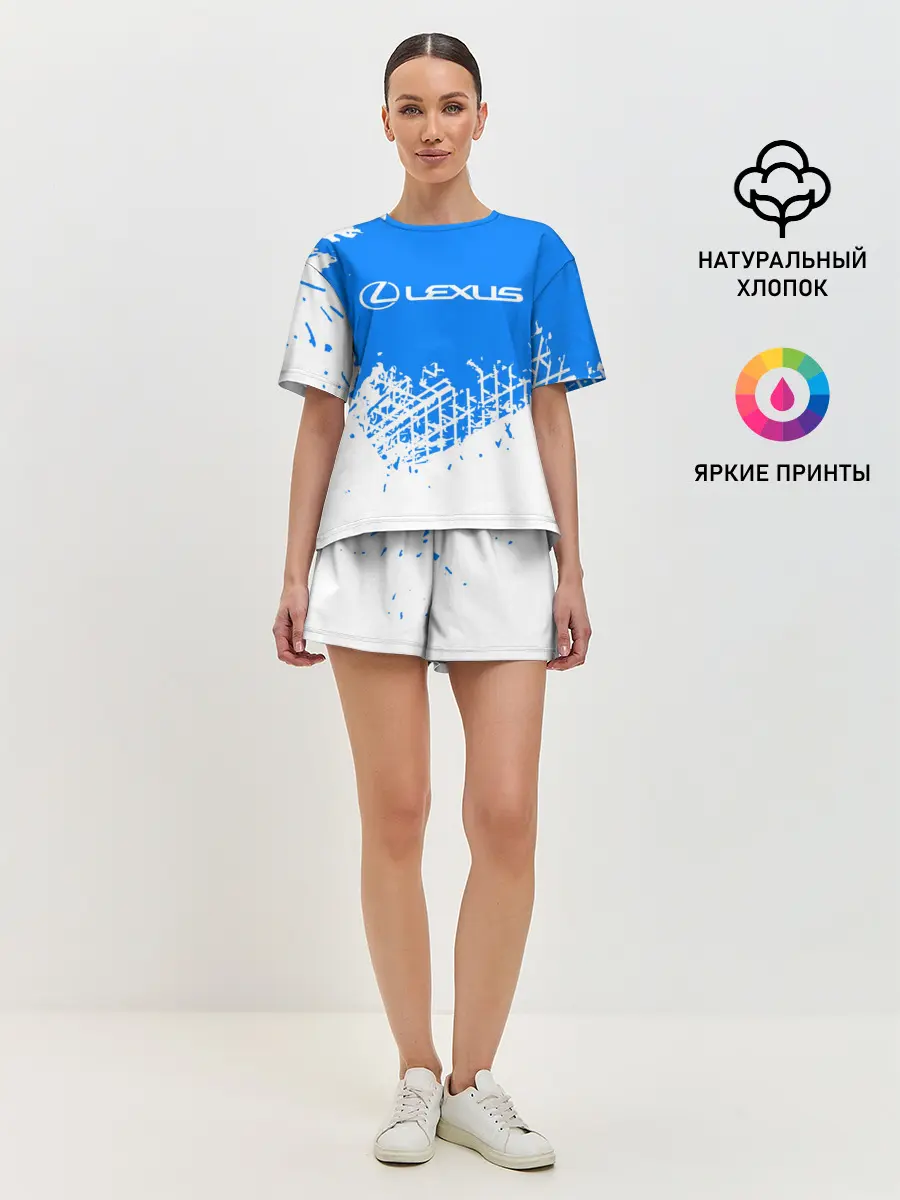 Женская пижама с шортами / LEXUS / ЛЕКСУС