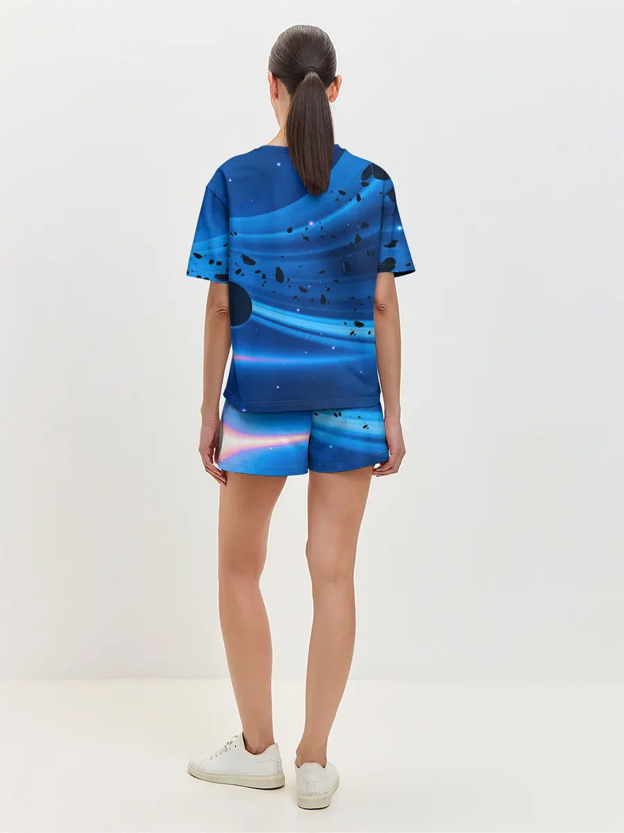 Женская пижама с шортами / Space