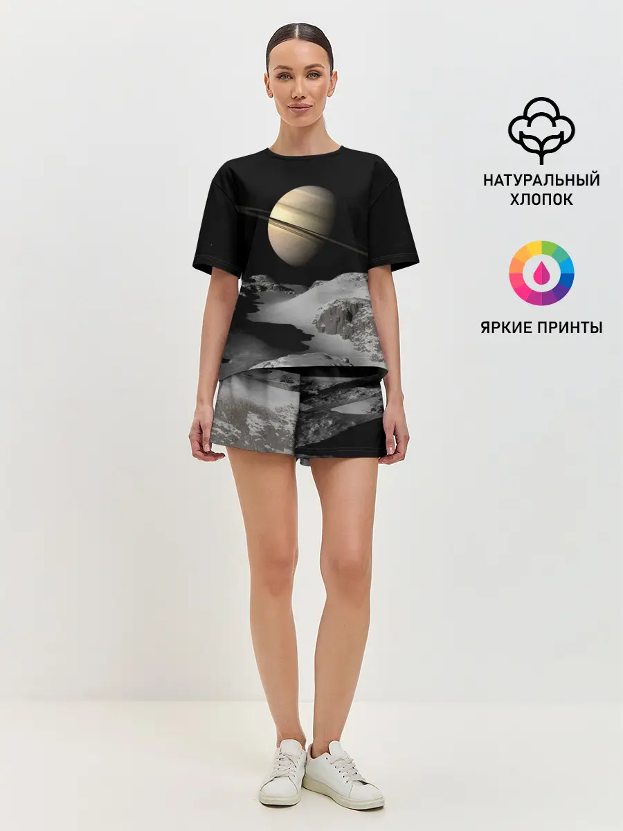 Женская пижама с шортами / Saturn