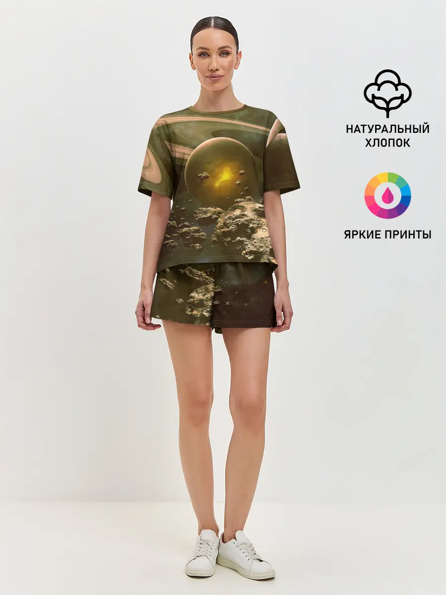 Женская пижама с шортами / Saturn